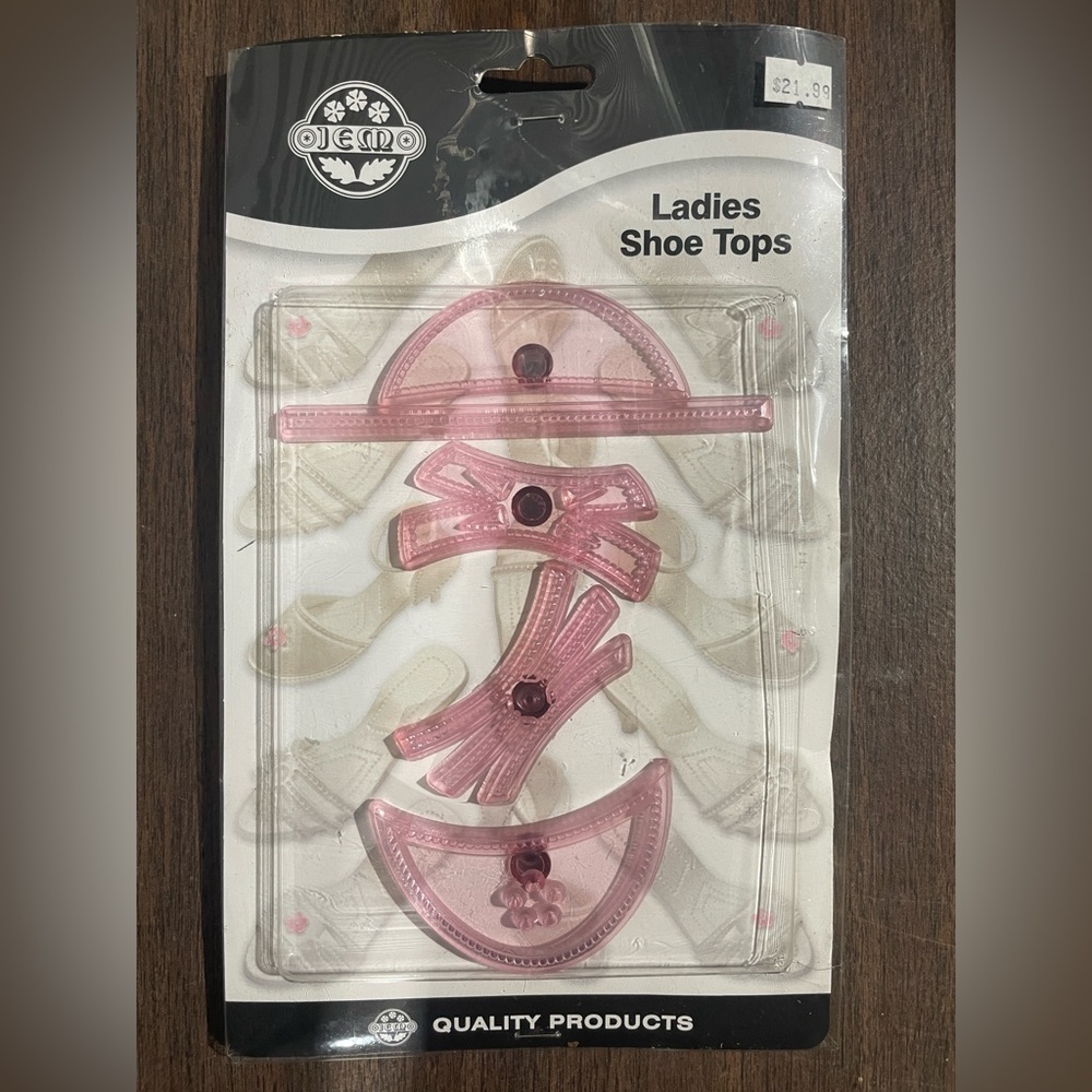 JEM Products Ladies Shoe Top Fondant Cutter for Cake Decorating (4/pk)